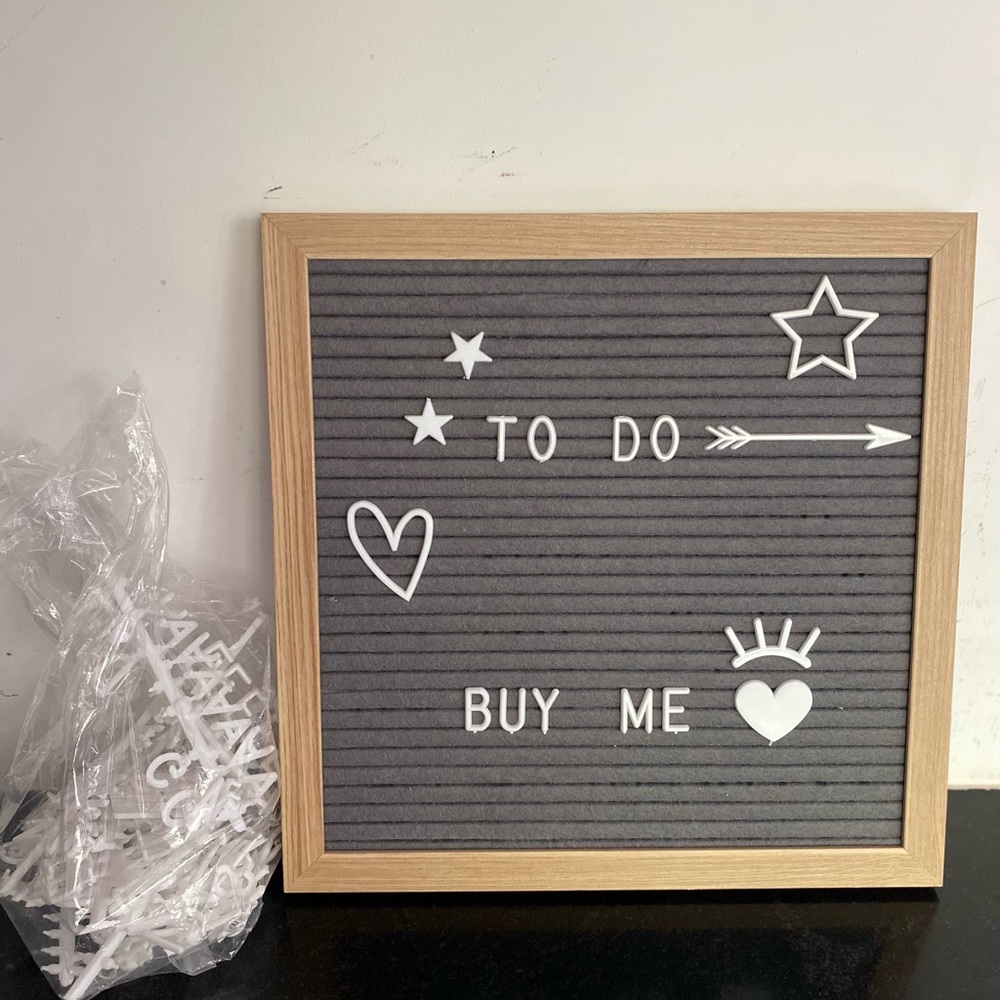 Gray Letter Board - Picture 3 of 3